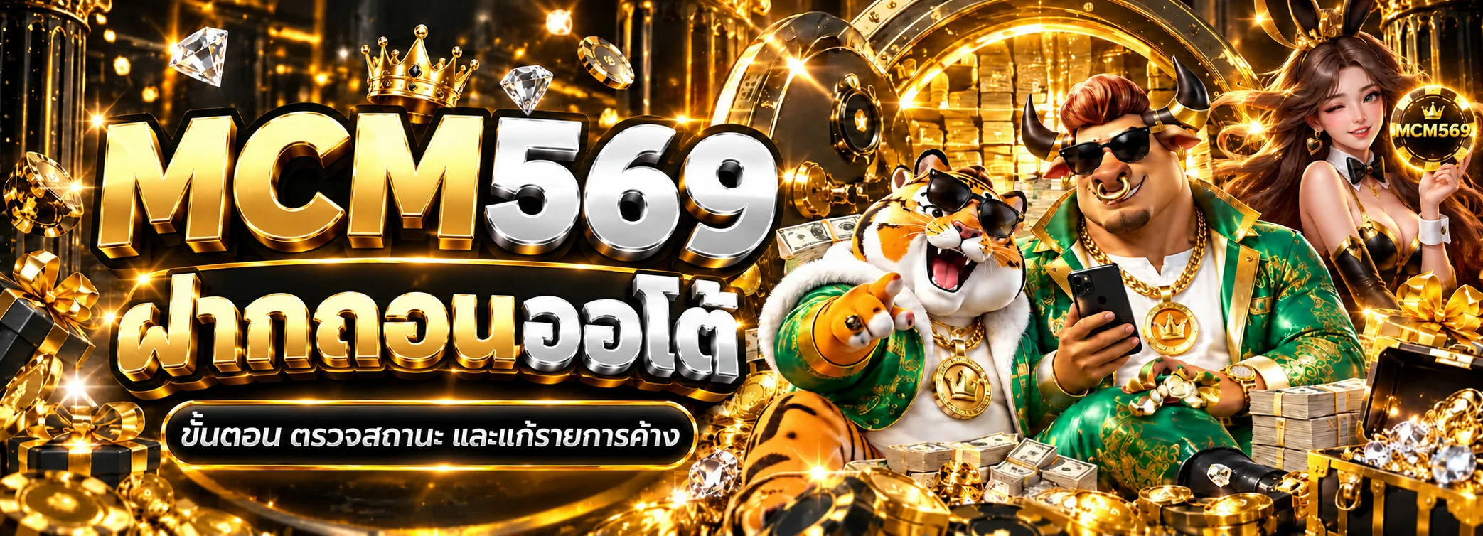 MCM569 ฝากถอนออโต้ | ขั้นตอนและวิธีแก้ยอดค้าง