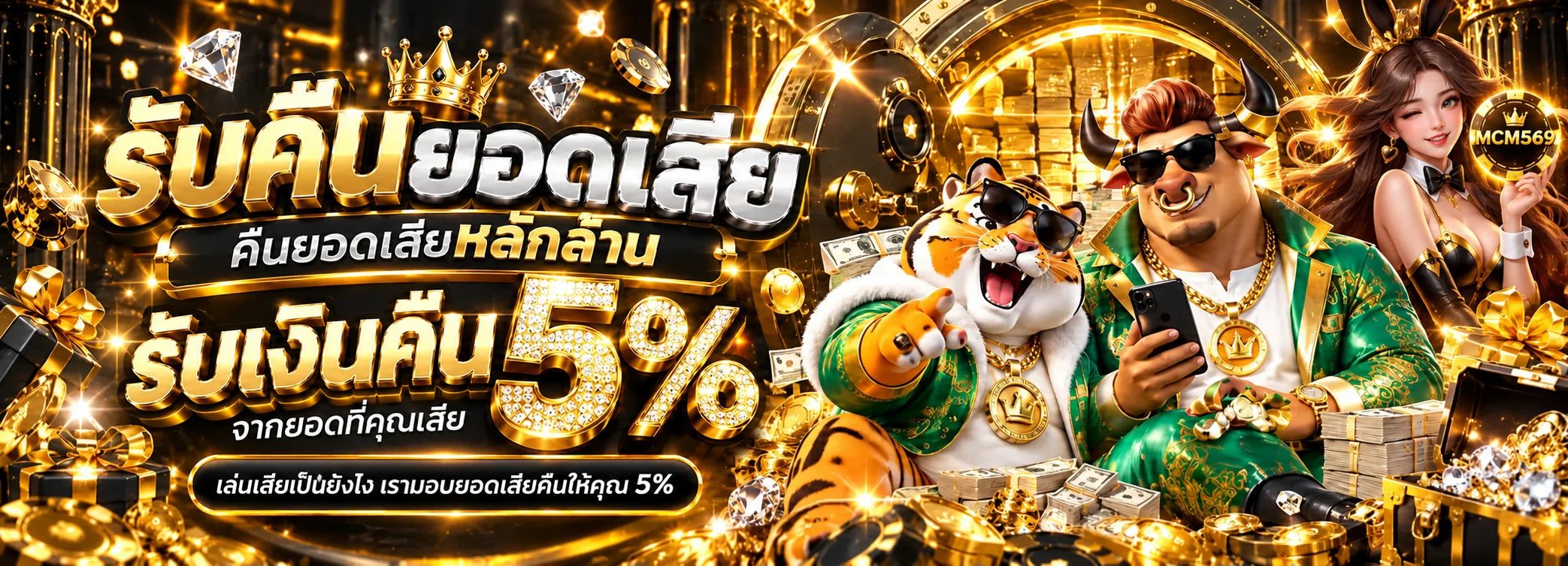 MCM569 สล็อตและตัวละครเกม PG Soft